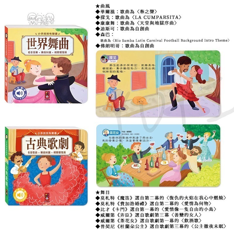 音樂有聲書｜小手按按有聲書 歡唱兒歌/英文歌謠/可愛動物/交通工具/小紅帽/三隻小豬 風車圖書 有聲故事書 音樂有聲書-細節圖8