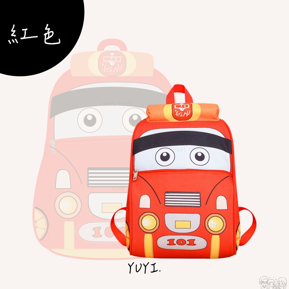 兒童背包｜卡通立體兒童背包 兒童背包 車車背包 消防車背包 幼稚園背包 救護車背包 小朋友的背包-規格圖8