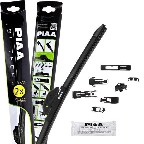 和霆車部品—日本PIAA SI-TECH 歐洲車通用軟骨雨刷 撥水矽膠雨刷 自動鍍膜 2倍超耐久壽命-細節圖3