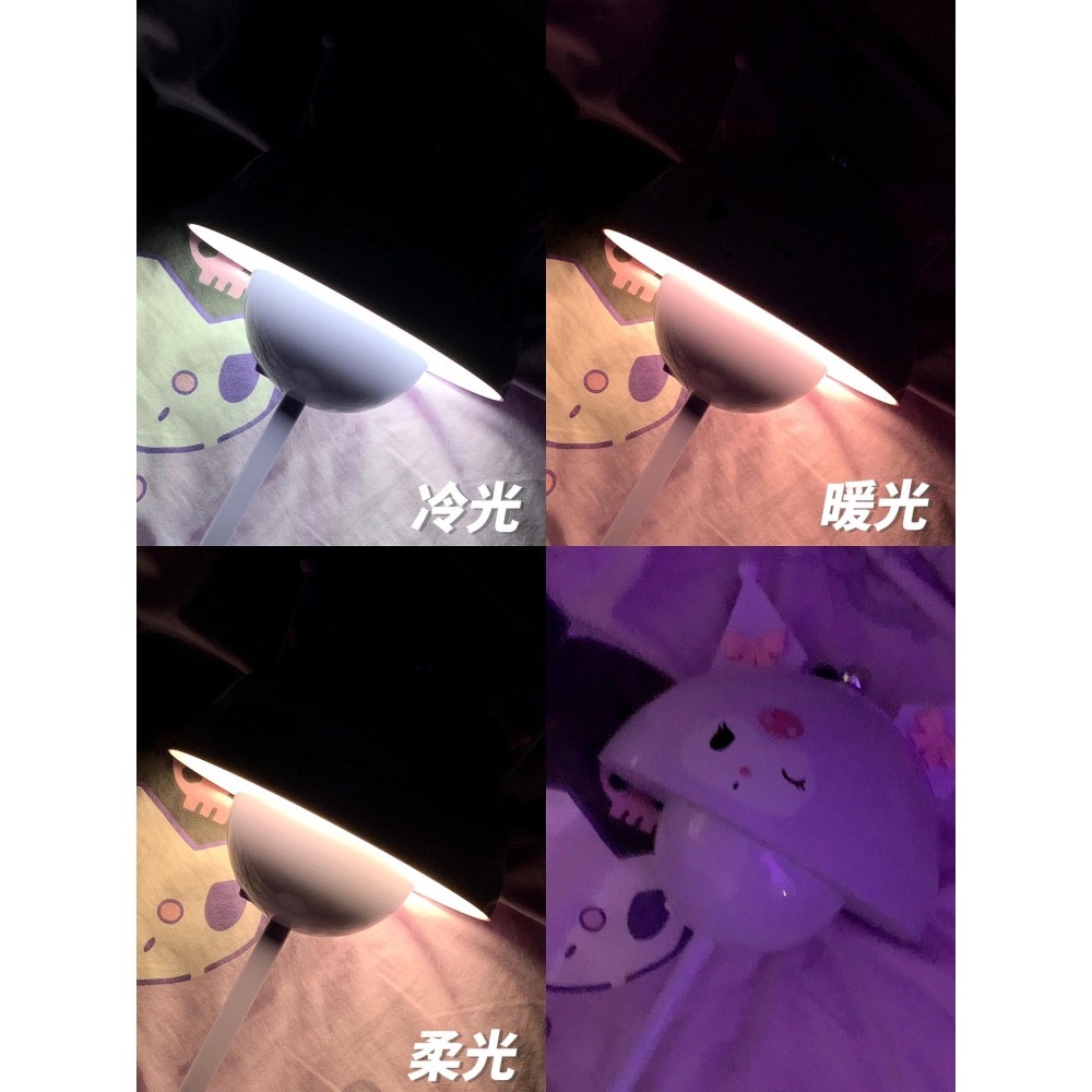 三麗鷗酷洛米𝐊𝐮𝐫𝐨𝐦𝐢蘑菇𝘄𝗶𝗻𝗸小夜燈💡-細節圖2