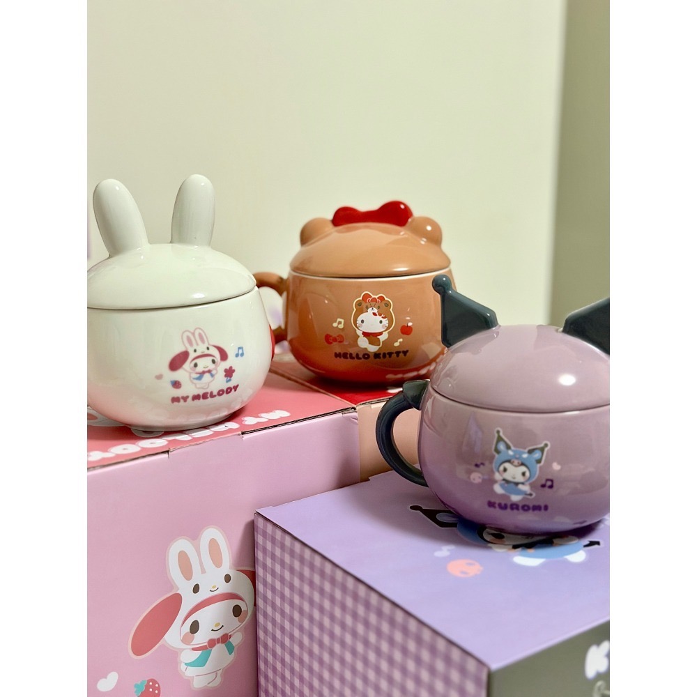 實拍·三麗鷗｜小夥伴系列陶瓷馬克杯♡-細節圖2