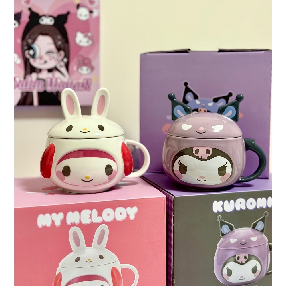 實拍·三麗鷗｜小夥伴系列陶瓷馬克杯♡-細節圖3