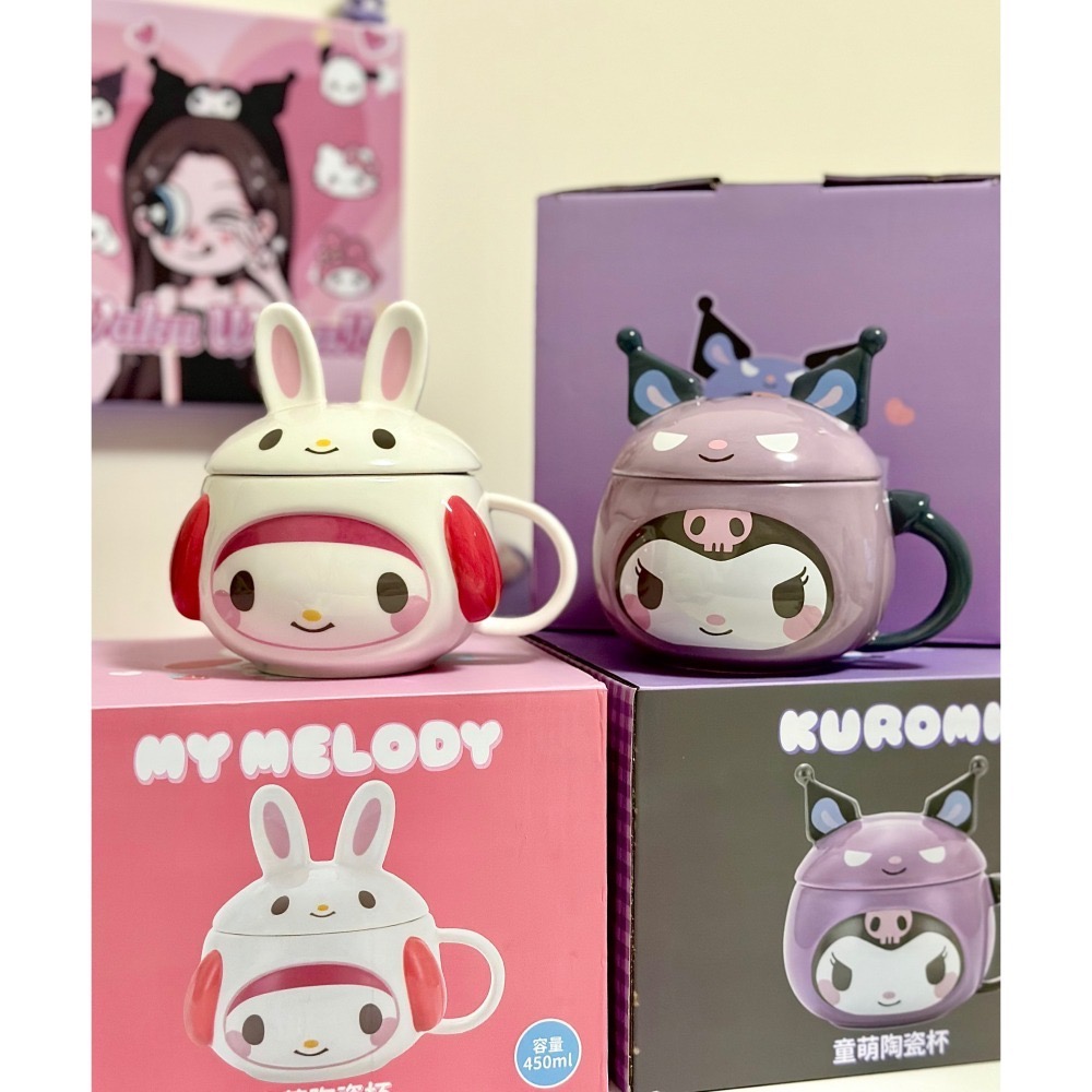 實拍·三麗鷗｜小夥伴系列陶瓷馬克杯♡-細節圖4