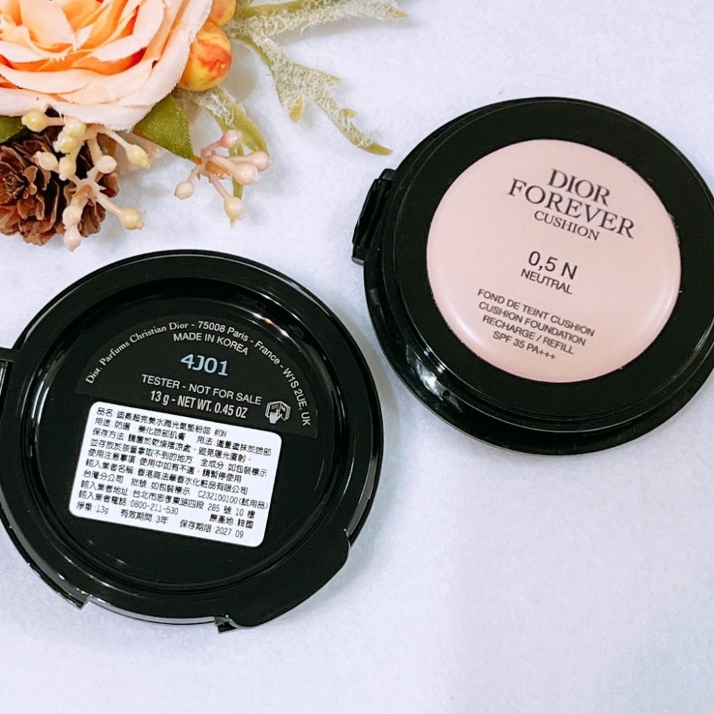 DIOR迪奧 超完美氣墊粉餅 水潤光 柔霧光 晶透光 氣墊粉蕊 正品 全新百貨專櫃貨-細節圖2