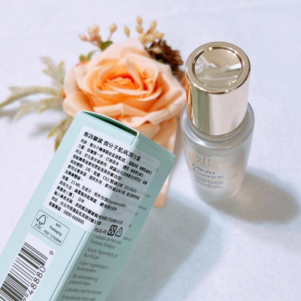 ESTEE LAUDER 雅詩蘭黛 微分子肌底原生露 15ml 專櫃小樣 化妝水 精華水-細節圖2