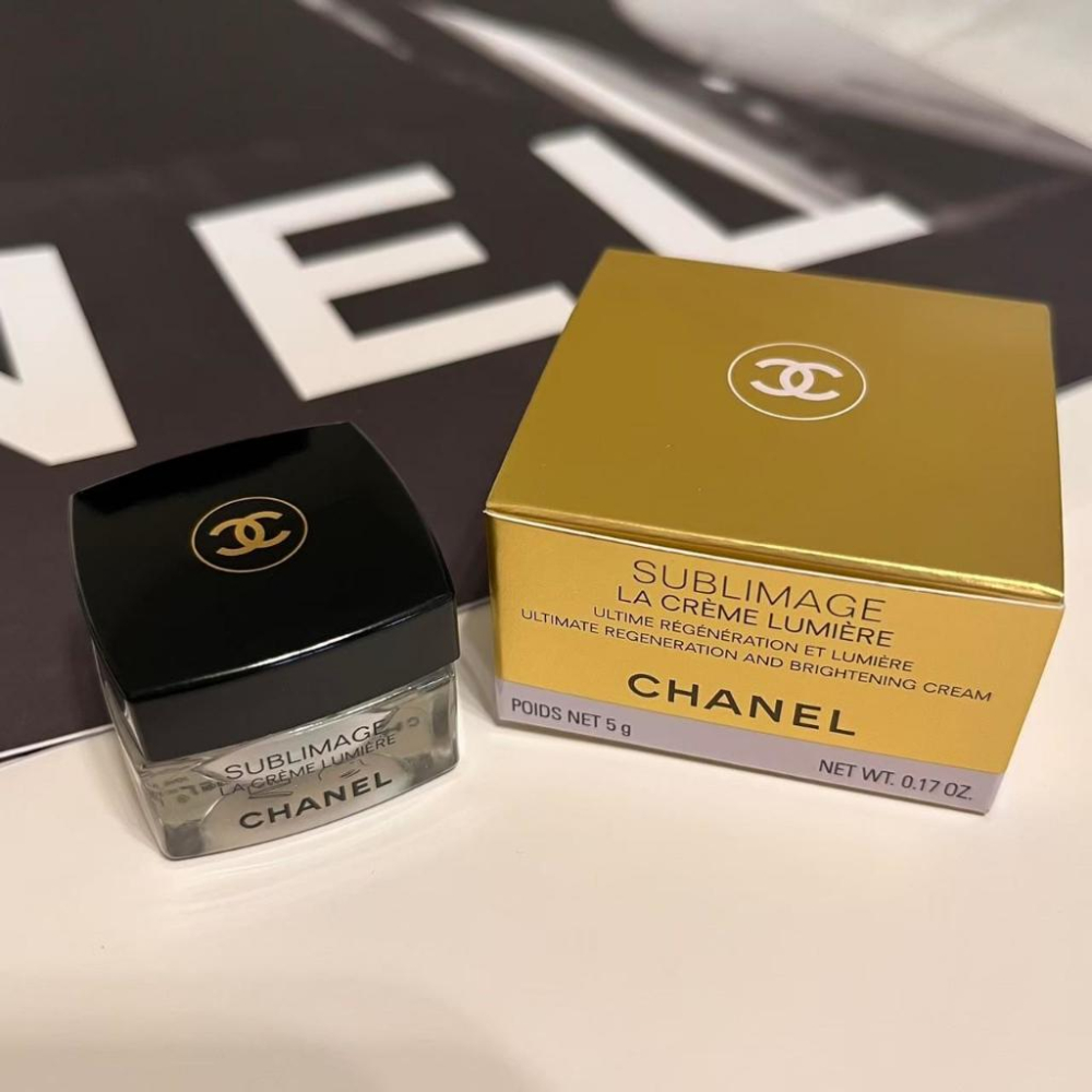 CHANEL 香奈兒 奢華金燦煥白乳霜 5ml 專櫃貨 臉霜 淨白-細節圖2