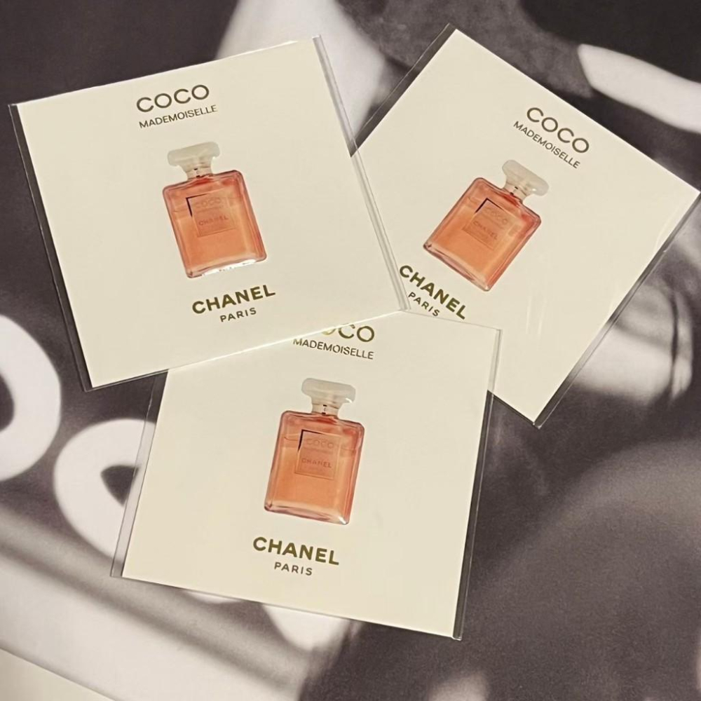CHANEL 香奈兒摩登COCO 香氛貼紙 全新專櫃貨-細節圖2
