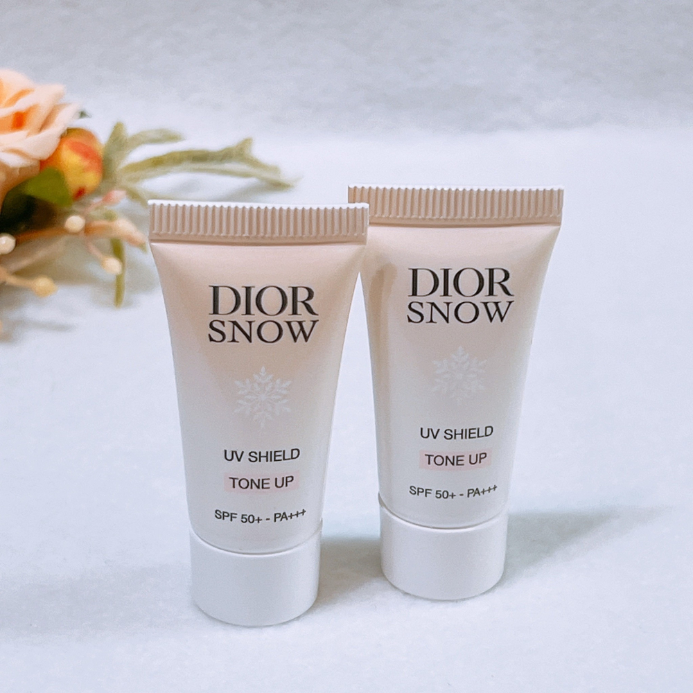 Dior 迪奧 雪晶靈潤色隔離亮妍霜 雪精靈潤色隔離妝前乳 5ml 專櫃貨 全新品 防曬 修色 隔離-細節圖3