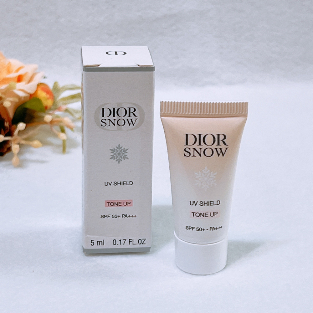 Dior 迪奧 雪晶靈潤色隔離亮妍霜 雪精靈潤色隔離妝前乳 5ml 專櫃貨 全新品 防曬 修色 隔離-細節圖4