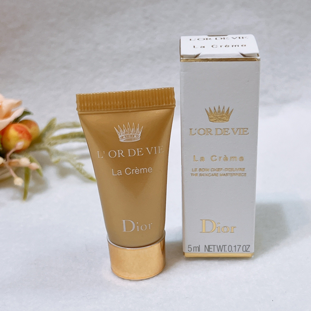 Dior迪奧 生命之源極致金萃乳霜 5ml 專櫃貨 臉霜 頂級乳霜 精華霜 生命之水 臻金醇萃精華 金萃眼唇霜 乳霜-細節圖3