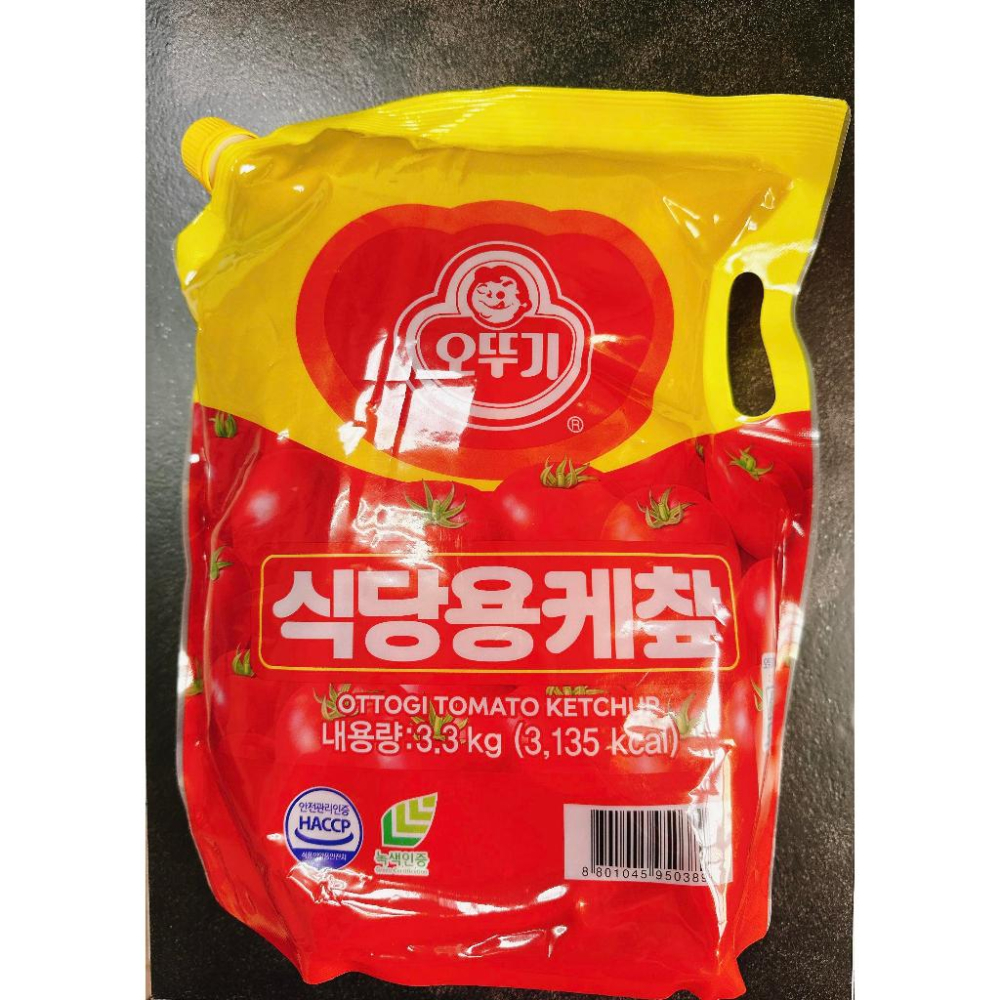 【億兆食品】韓國不倒翁-營業用番茄醬 袋裝 3300g/包-細節圖3