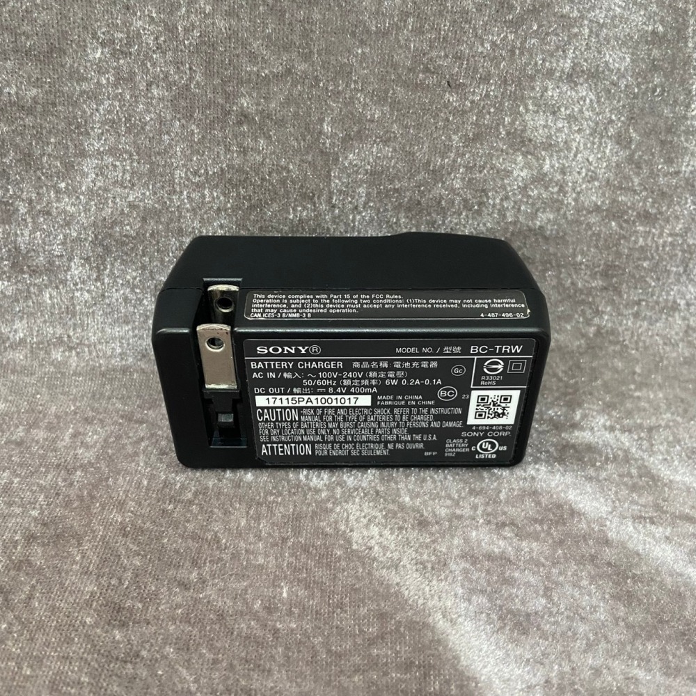 二手 SONY NP-FW50 FW-50 原廠 座充 充電器 電量顯示 BC-VW1 BC-TRW-細節圖4