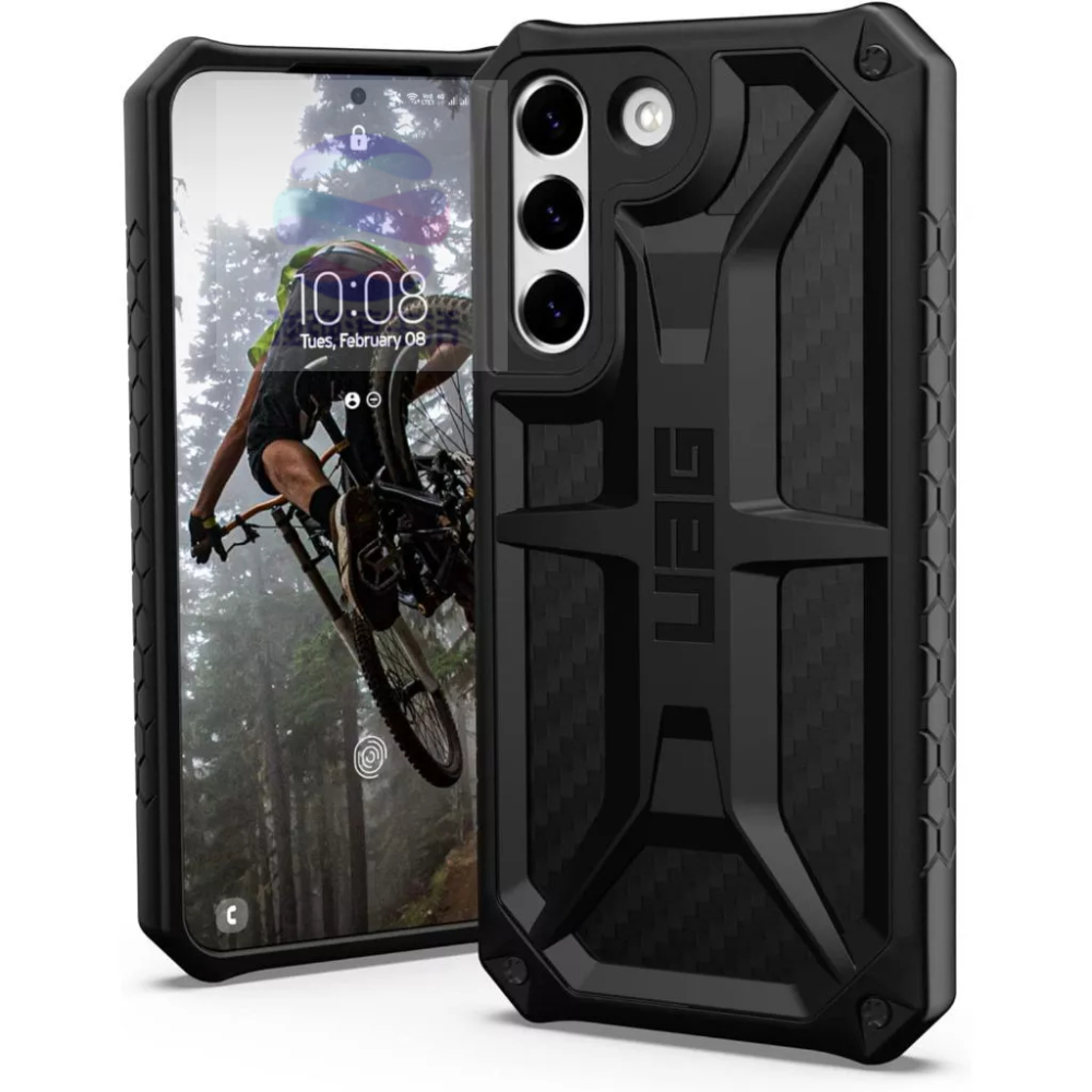 UAG Galaxy S22 plus ultra 頂級版耐衝擊保護殼 三星手機殼 + 實色 黑-細節圖8