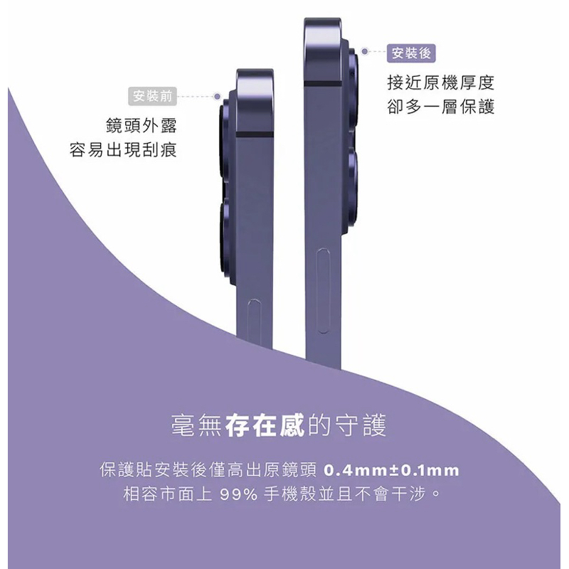 75海 GC G極鏡 iPhone 15 Pro /15 Pro Max 鈦合金 鏡頭保護鏡 三顆-細節圖3