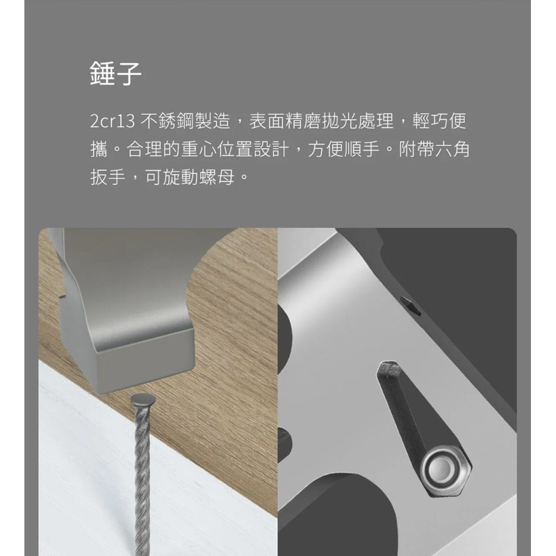 75海 小米有品-瑪斯工匠多功能斧頭 五金工具-細節圖6