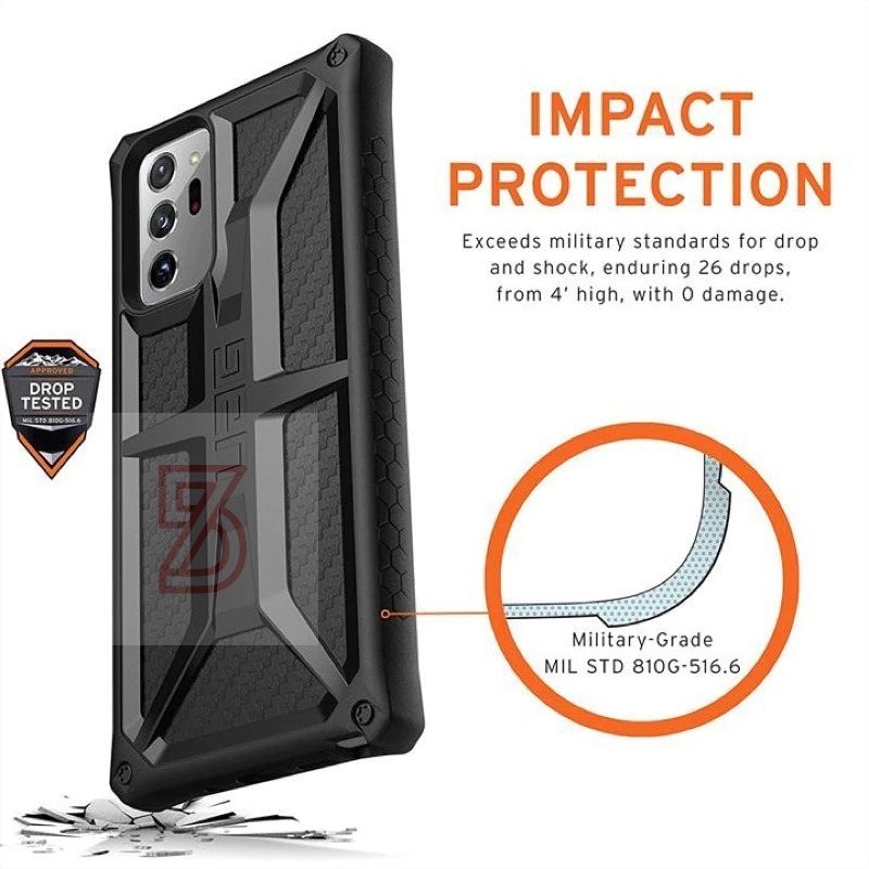 新莊 UAG Samsung Galaxy Note20 5G 6.7防震手機殼 保護殼 碳纖維 三星皮套 強強滾健康-細節圖3