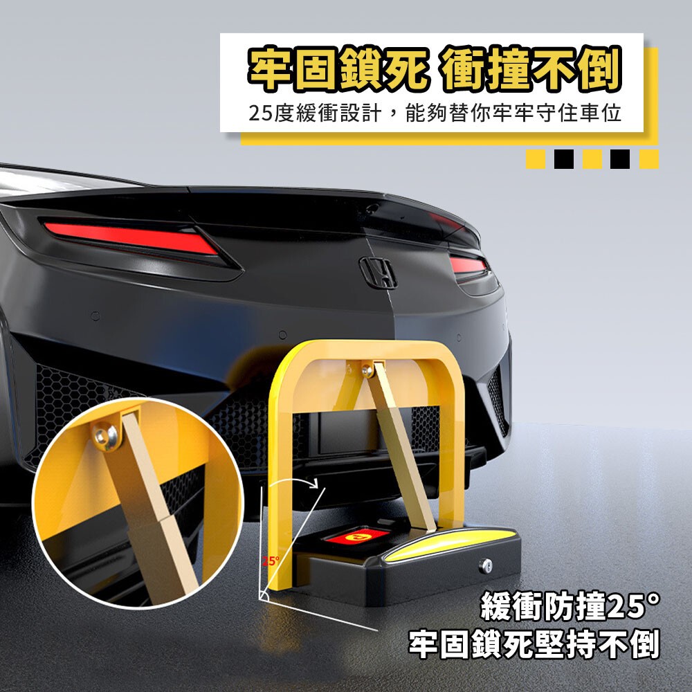 強強滾優選~ HANLIN-STOPLi充電款遙控升降停車地鎖-細節圖3