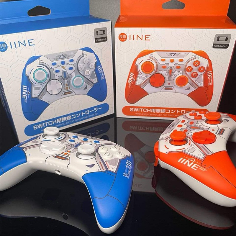 75海 任天堂SwitchPro控制器 墨攻機甲/支援巨集喚醒/無線連接/震動反饋/連發-細節圖2