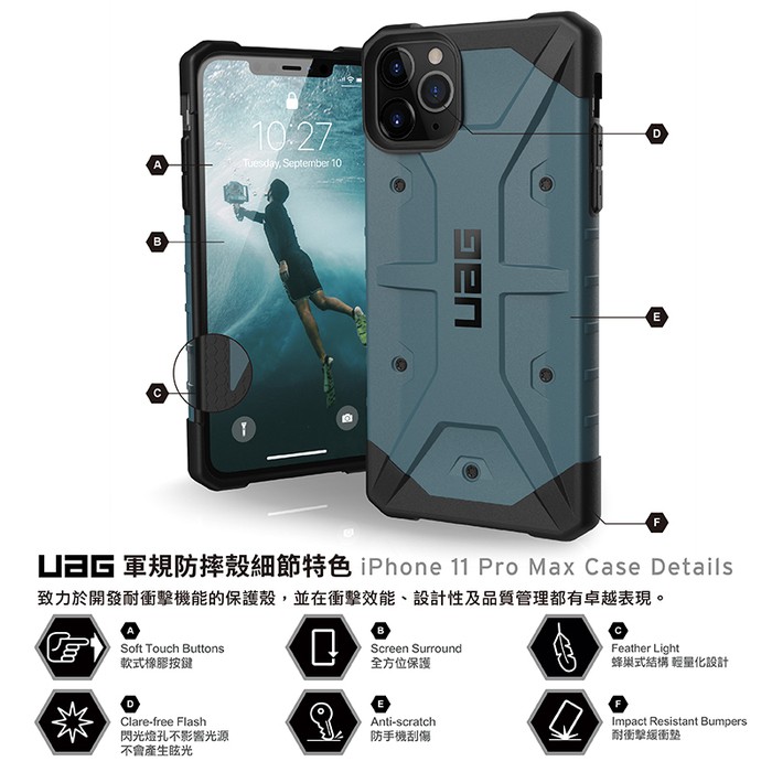 UAG iPhone 11 Pro Max 耐衝擊保護殼 www-細節圖4