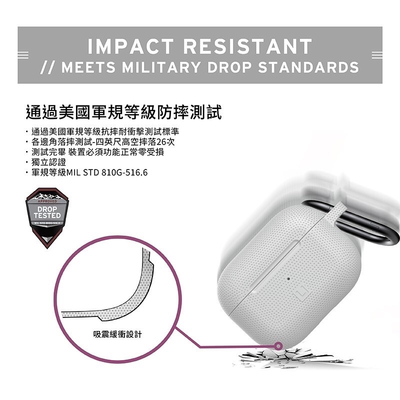 強強滾w-[UAG] AirPods Pro 耐衝擊保護殼-細節圖4