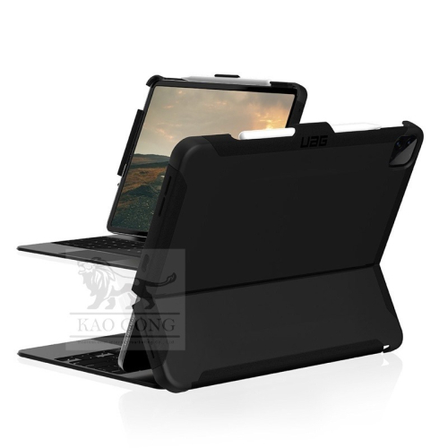 新莊UAG iPad Pro 12.9吋(2021)耐衝擊巧控鍵盤專用保護殼-黑 apple電腦平板保護套