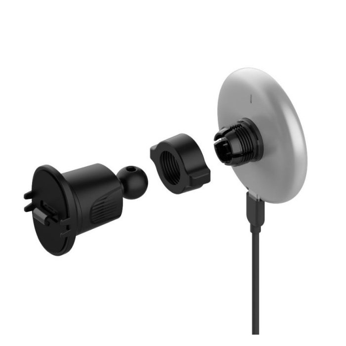 新莊ADAM 亞果元素 OMNIA CX2 質感金屬炫光藍車用磁吸充電器 車充 磁吸充電 無線充 強強滾健康-細節圖2