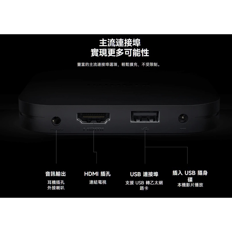 強強滾w 小米 Xiaomi 電視盒子S 2代 4K google tv 台灣版 公司貨-細節圖6