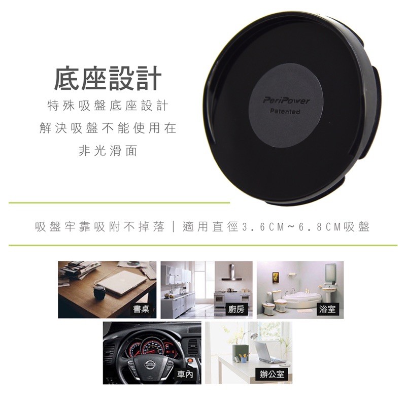 強強滾【Hanlix 亨利士】吸盤醫生-轉接盤68mm(1入)-細節圖2