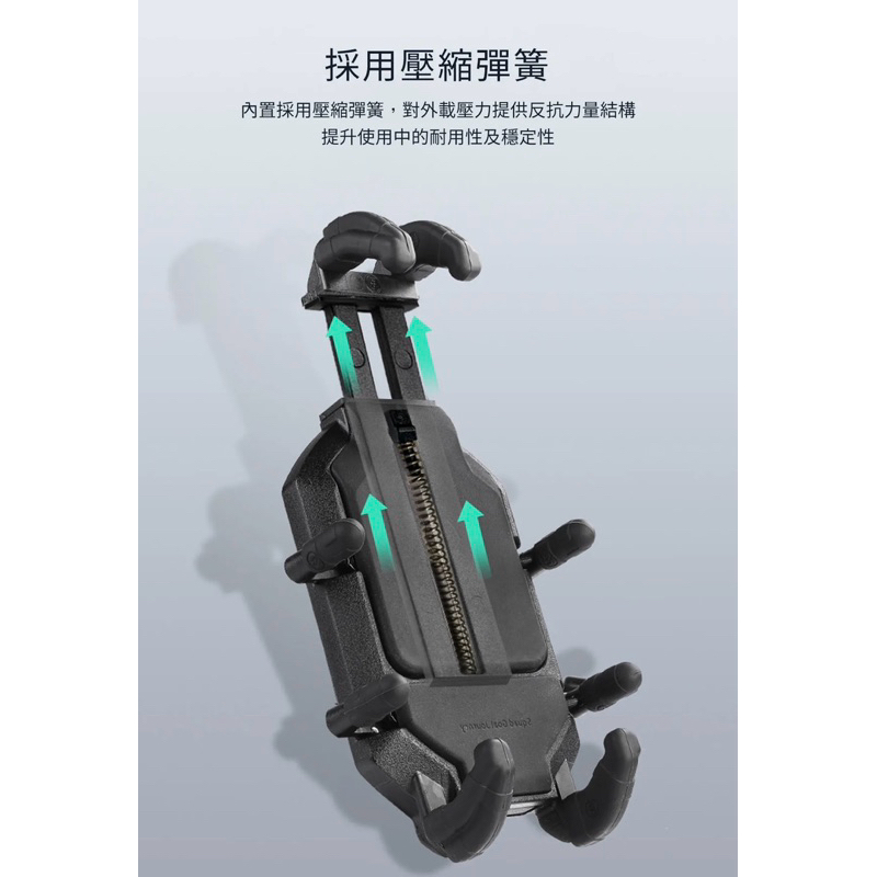 75海 五匹 MWUPP 新款 osopro甲殼八爪章魚手機架 後照鏡款 車把款 公司貨-細節圖4
