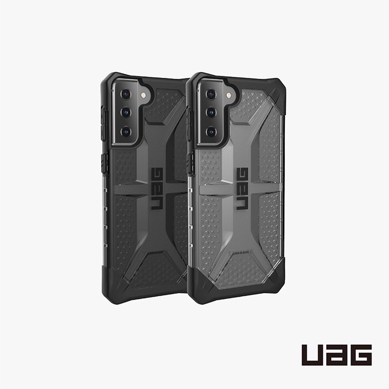 強強滾w-【UAG】Galaxy S21+ 耐衝擊保護殼-透色款 (美國軍規 防摔殼 手機殼)