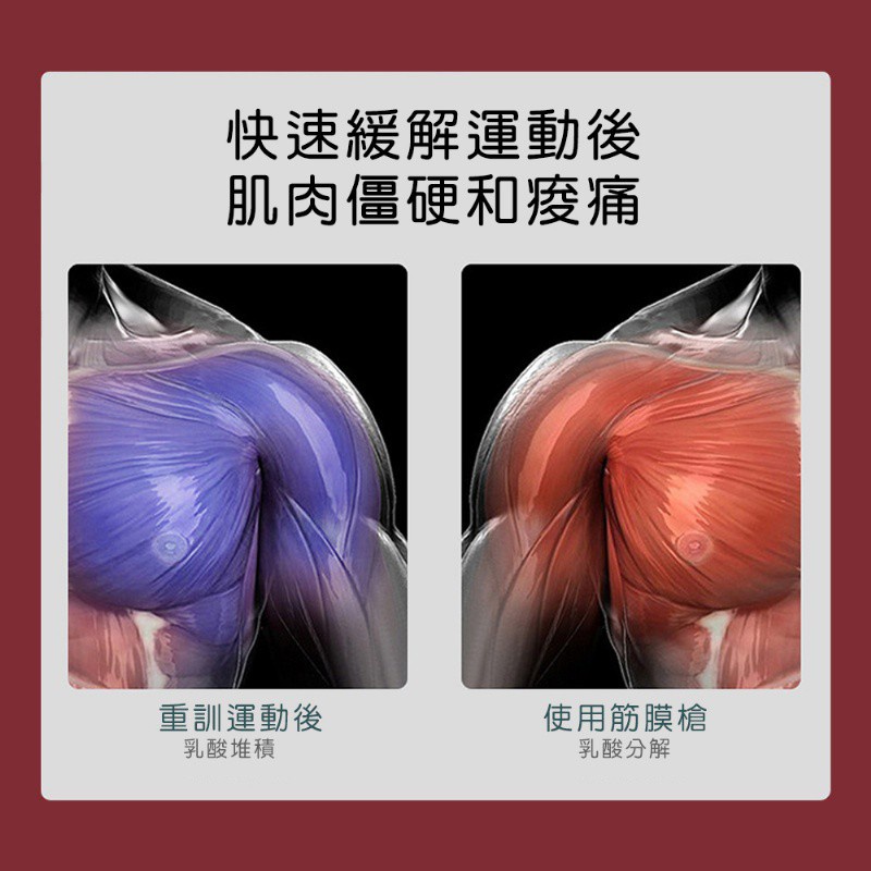 新莊 限量贈保護殼運動筋膜肌肉按摩槍 筋膜腔 按摩器 震動解壓舒緩 75海-細節圖5
