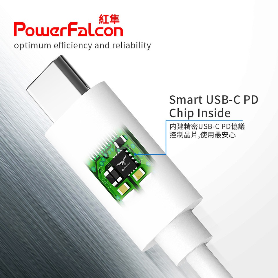 75海 PowerFalcon紅隼USB-C/PD通用型充電線 (9種轉換頭) 供電線-細節圖2