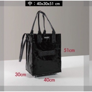 瑞士HULKEN® 浩肯包 2.0 有蓋子行李包 購物包 旅行托包 強強滾生活 黑/銀 手提包 推車包 背包 強強滾生活-細節圖6