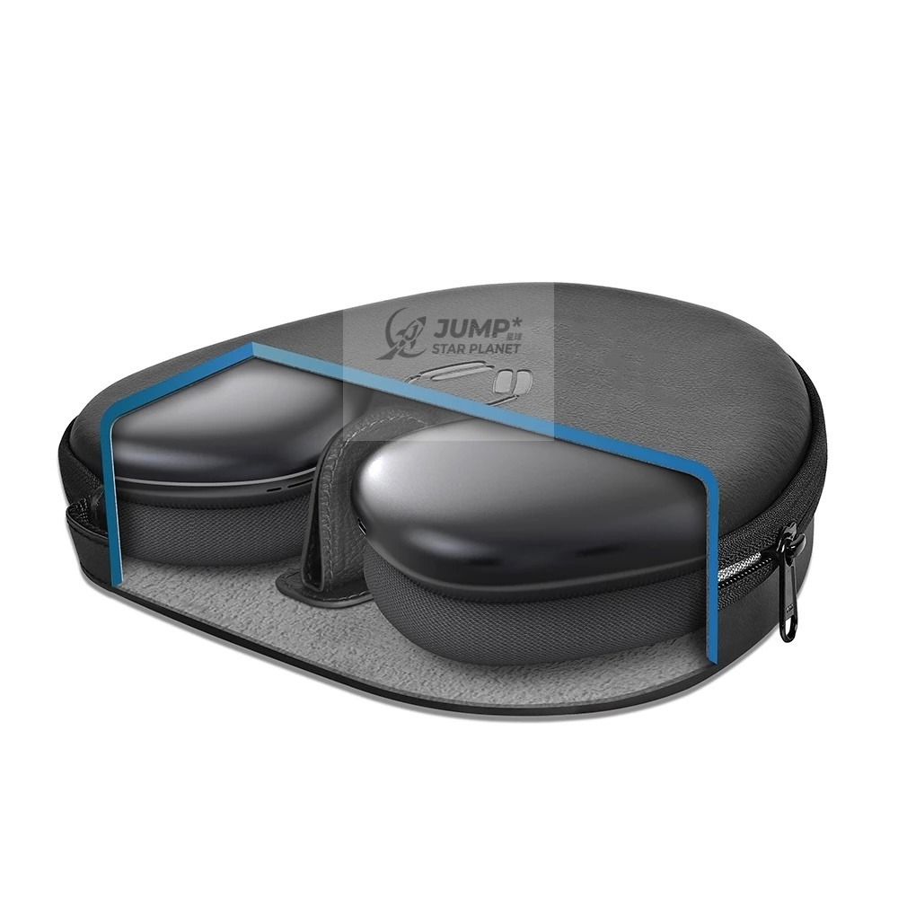 SuperB Airpods Max/Airpods Max 2 耳機收納包 保護防摔 自動睡眠耳機套 天鵝絨襯 硬殼-細節圖4