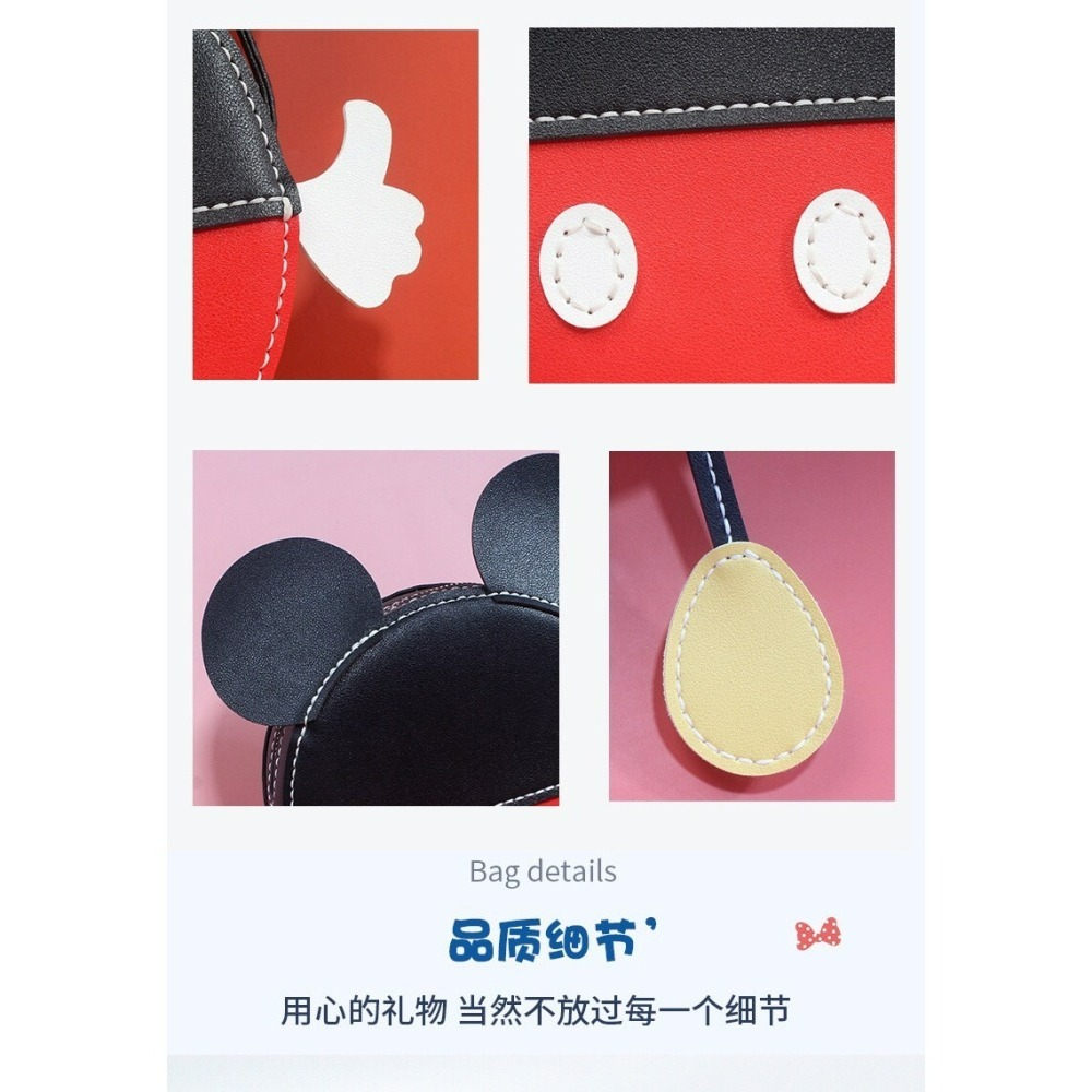 迪士尼 disney + diy 手工包包 包 雙肩背包 單肩背包 手工 皮革 皮革包 側背包 斜背包-細節圖5