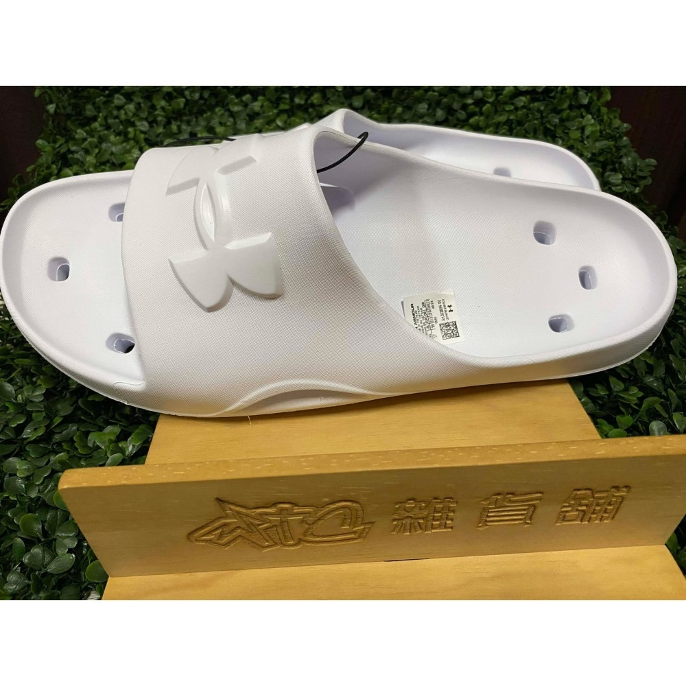 UNDER ARMOUR M LOCKER V SL 運動防水拖鞋 3028094-100 【WTC雜貨舖】-細節圖2