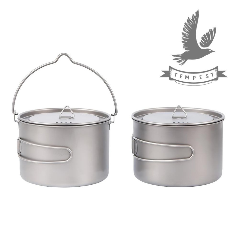 【可火烤】鈦吊鍋 火烤鍋 鈦燉鍋 鈦煎鍋 平底湯鍋 鈦烤鍋 鈦吊鍋 戶外鍋具 登山炊具 露營 輕量無毒 鈦折疊U型提手吊-細節圖5