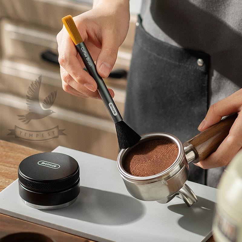 【雙頭軟硬毛刷】精緻雙頭咖啡清潔刷 咖啡清潔刷 清潔鬃毛刷 毛刷 鬃毛刷 咖啡粉毛刷 磨豆機專用刷 清潔刷 鬃毛刷 刷子-細節圖5