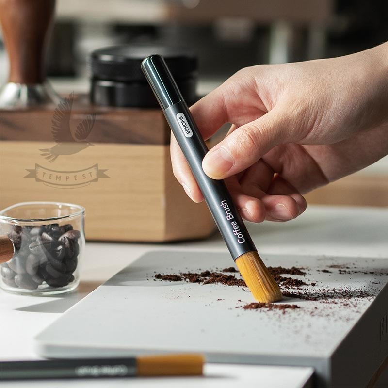 【雙頭軟硬毛刷】精緻雙頭咖啡清潔刷 咖啡清潔刷 清潔鬃毛刷 毛刷 鬃毛刷 咖啡粉毛刷 磨豆機專用刷 清潔刷 鬃毛刷 刷子-細節圖6