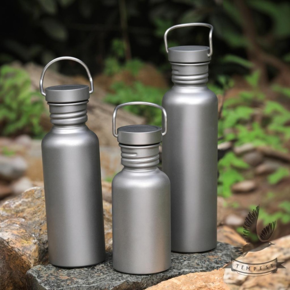 【送杯套】純鈦運動水壺 鈦杯 飲水壺 露營戶外騎行遠足鈦水壺 鈦水壺 純鈦寬口運動 露營輕量水壺 鈦水杯 鈦酒壺-細節圖5