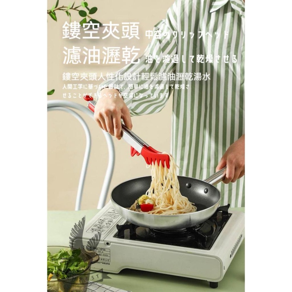 【耐230°C高溫】矽膠食物夾 麵線夾 矽膠食物夾 矽膠夾 食物夾 料理夾 烤肉夾 麵包夾 烘焙料理 牛排夾 麵包夾-細節圖7