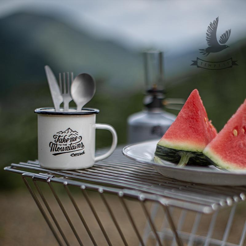 【送戰術掛勾】露營純鈦餐具 鈦筷子 鈦叉 露營用品 純鈦 鈦餐具組 純鈦刀 露營 旅行餐具 鈦湯匙 鈦餐具-細節圖6