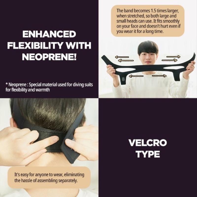 【熱銷現貨】 無路muro 韓國 瘦臉面罩 瘦小臉 V臉 拉提 反重力 止鼾帶 可搭配瘦臉面膜 V臉貼 韓國v-up-細節圖8