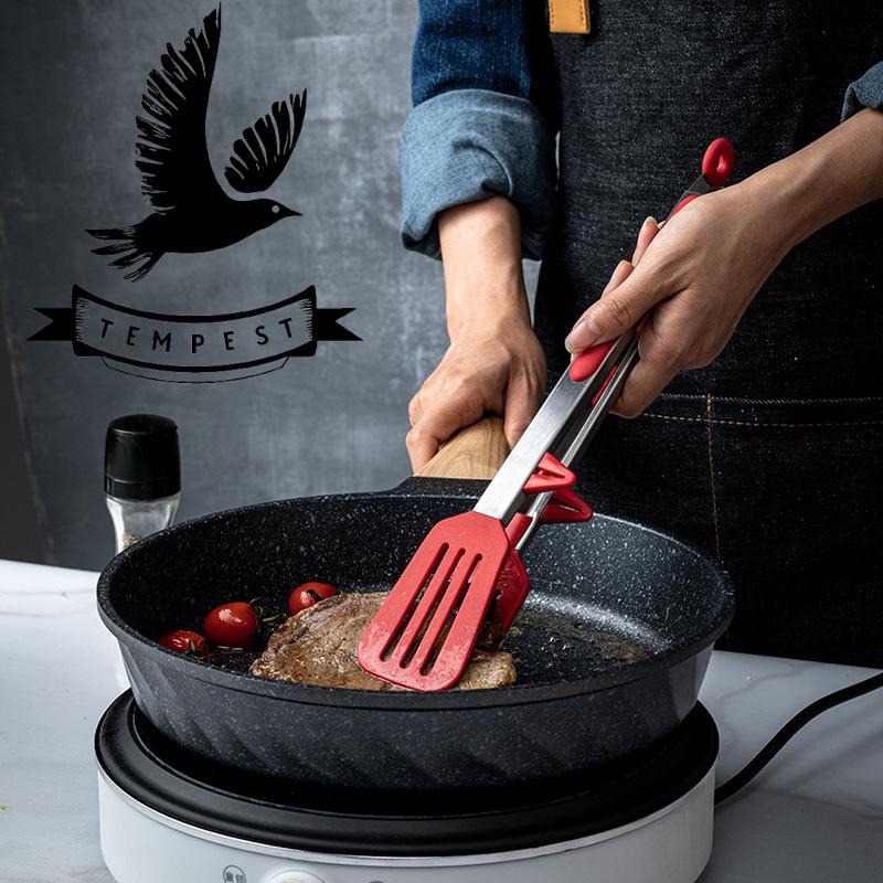 【耐230°C高溫】 矽膠食物夾 食品夾 矽膠食物夾 矽膠夾 食物夾 料理夾 烤肉夾 麵包夾 烘焙料理 牛排夾 可用於油-細節圖8