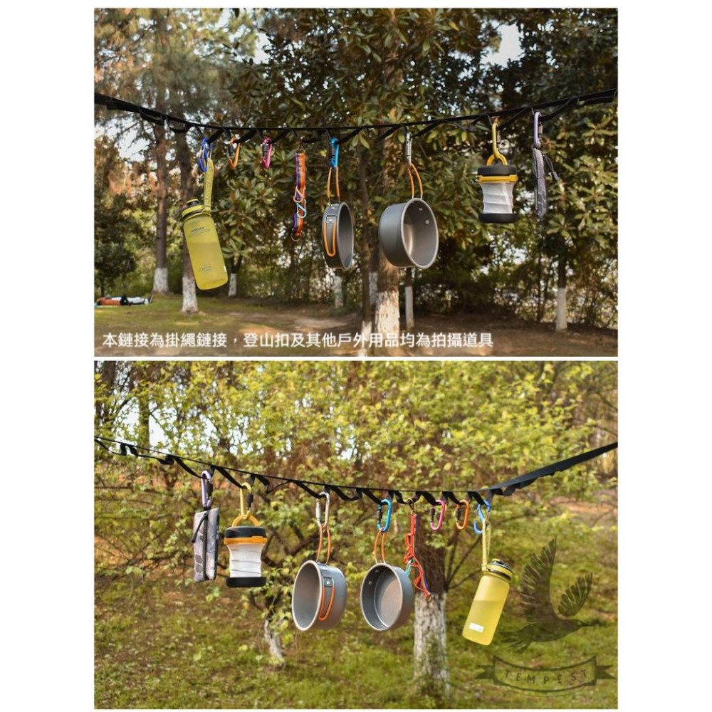 【露營配件】露營掛繩 露營掛勾 露營用品 掛物繩 露營曬衣繩 綁帶 野營掛繩 收納掛繩 帳篷掛繩 吊物繩 多功能露營掛繩-細節圖7