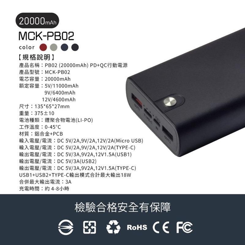 【通過BSMI檢驗】MIT 18W 高效能行動電源 20000mAh 支援快充支援閃電快充 台灣製造 BSMI-細節圖9