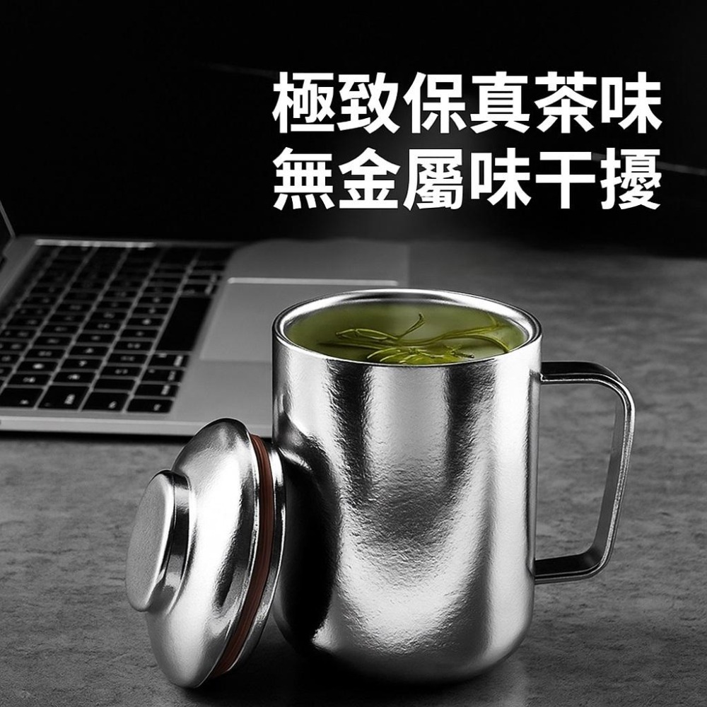 TEMPEST 純鈦老闆杯 400ml 純鈦杯 純鈦水杯 純鈦保溫杯 純鈦咖啡杯 純鈦茶杯 純鈦隨行杯 純鈦旅行水杯-細節圖3