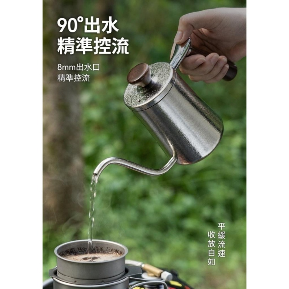 TEMPEST 純鈦天鵝壺 350ml 純鈦手沖壺 純鈦咖啡壺 純鈦茶壺 純鈦細口壺 純鈦倒水壺 純鈦滴漏壺 純鈦咖啡-細節圖4