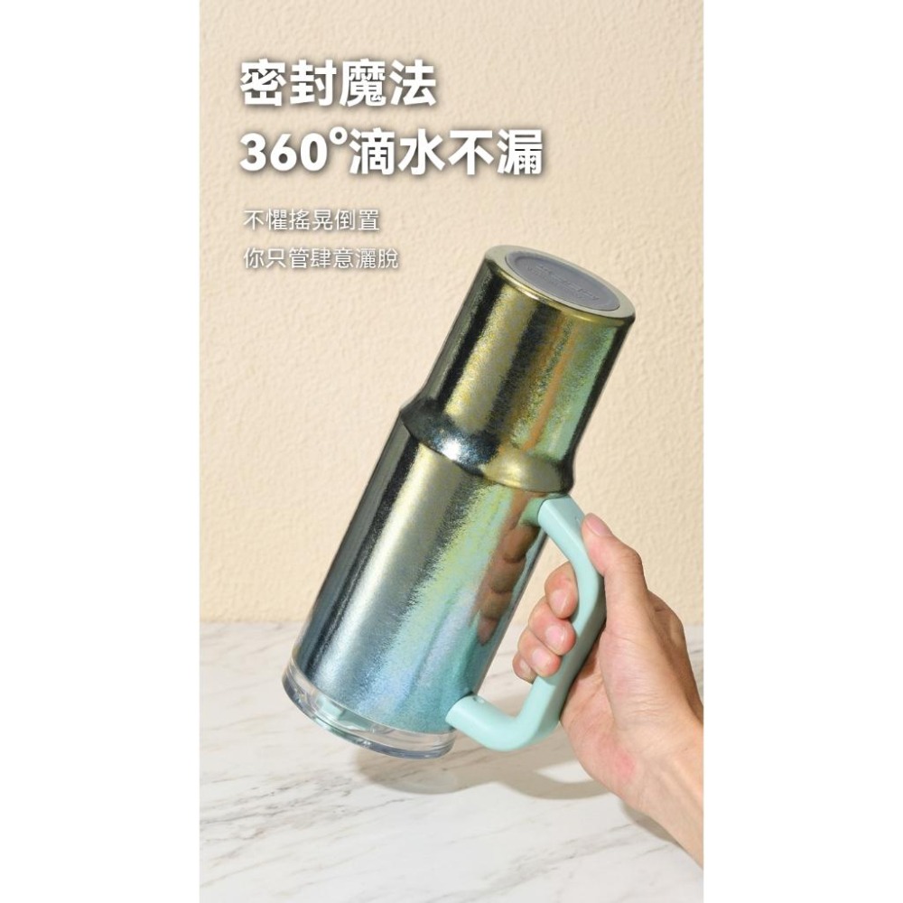 TEMPEST 純鈦冰霸杯 1000ml 純鈦冰壩杯 純鈦雙層冰霸杯 純鈦運動冰霸杯 冰霸杯 純鈦保冷杯 附鈦吸管-細節圖6