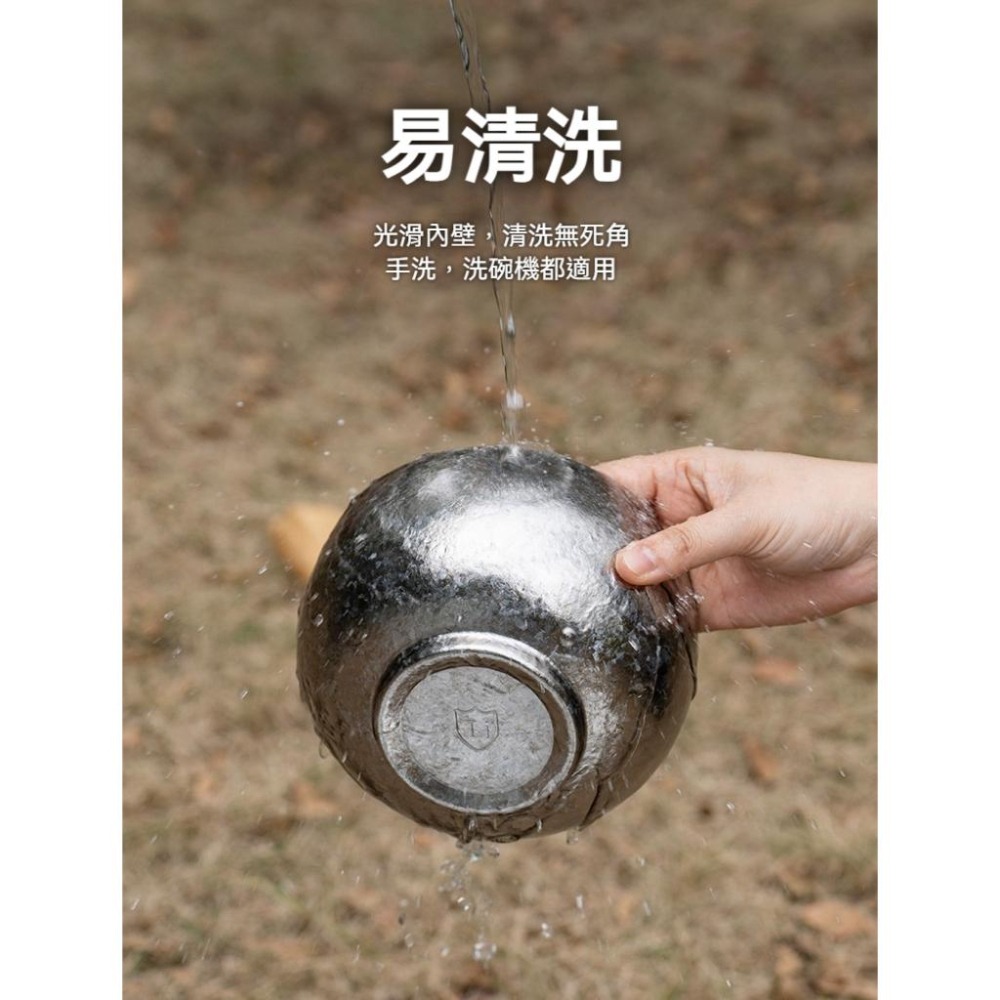 TEMPEST 純鈦俄羅斯碗 380~2000ML 純鈦碗 純鈦大碗公 純鈦小碗 純鈦湯碗 純鈦露營碗 純鈦戶外碗-細節圖7